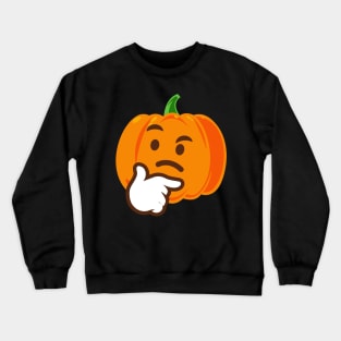 Pumpkin Thinking Crewneck Sweatshirt